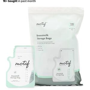 400 6 ounce Motif Medical Breastmilk Storage Bags